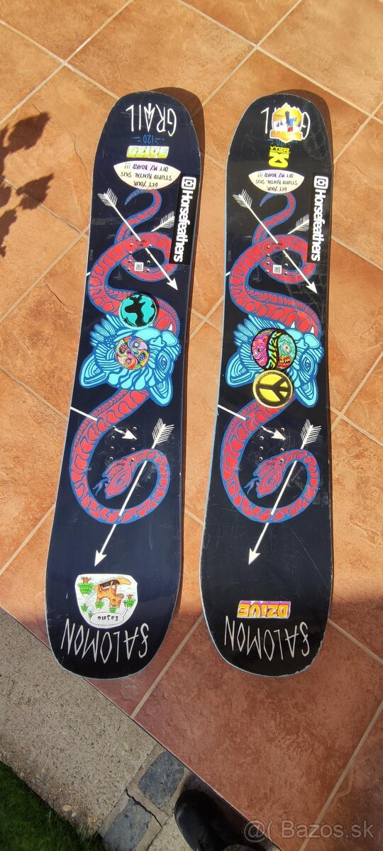 Detsky snowboardy Salomon