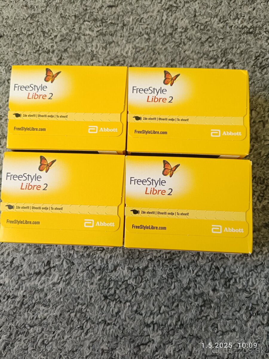 Freestyle libre senzory 2 4 kusy