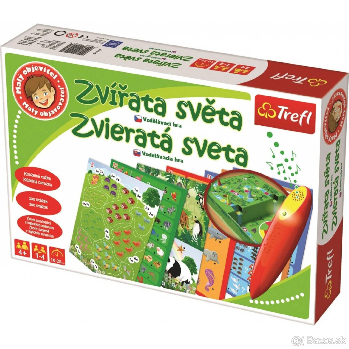 Vzdelavacia hra Malý objavitel Zvierata sveta (Trefl)
