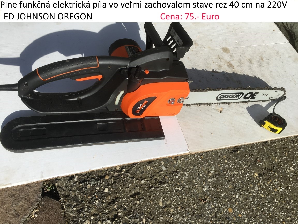 Reťazová píla Ed Johnson OREGON elektrická na 220 V