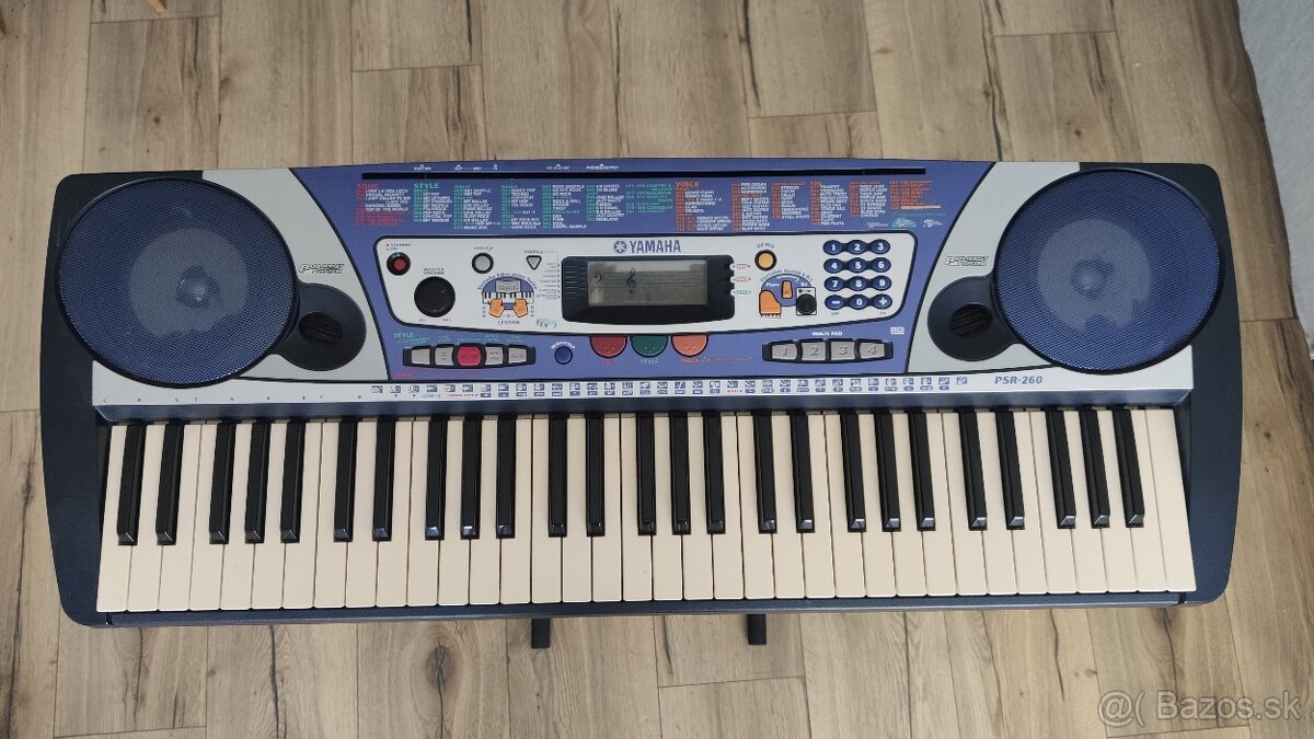 klávesy Yamaha PSR260