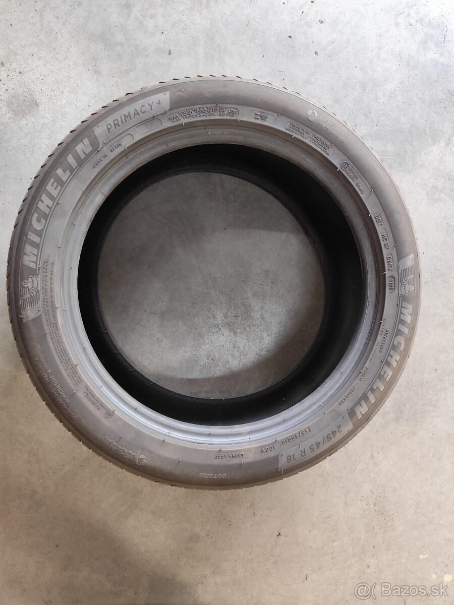 Predám pneumatiky Michelin 245/45 R18 100W
