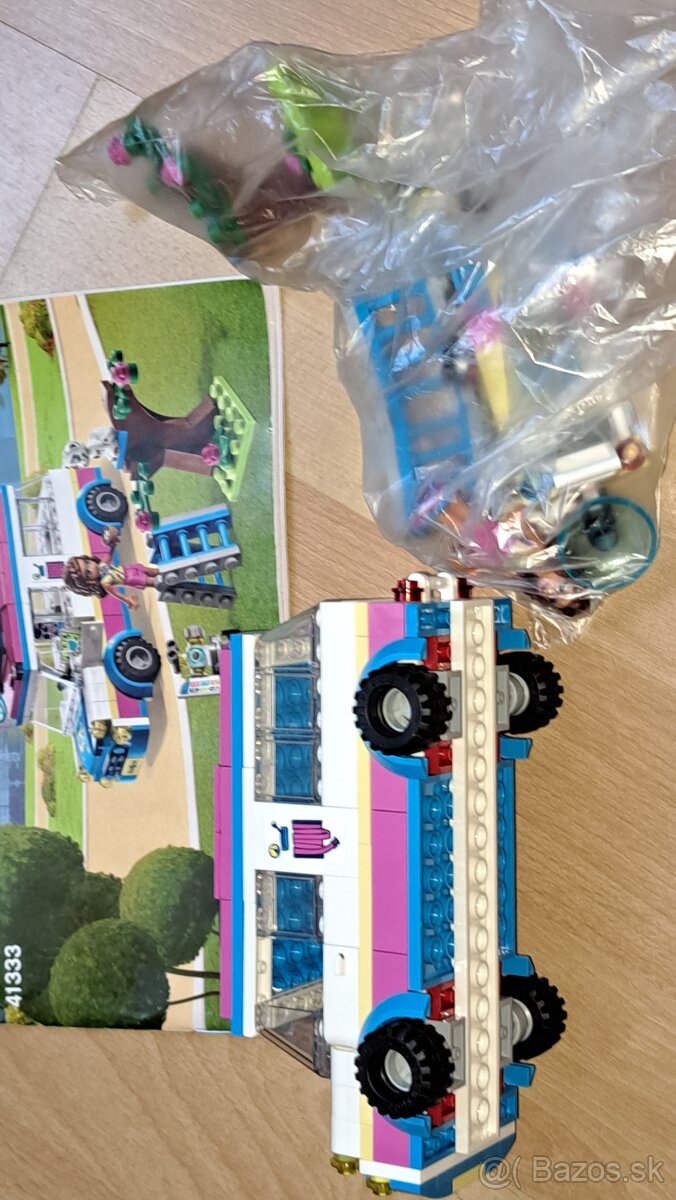 Lego friends meteorologicke auto