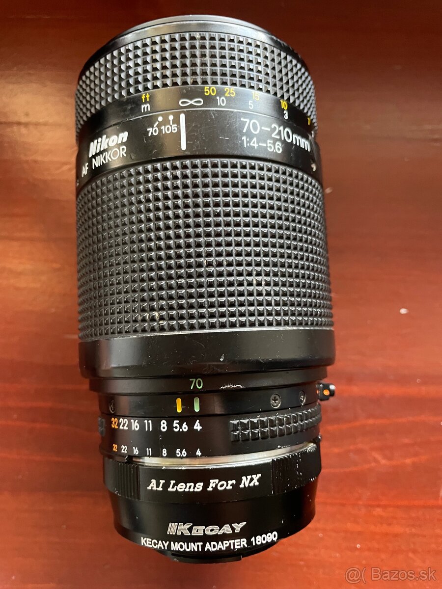Predám teleobjektív Nikon AF Nikkor 70-210 mm
