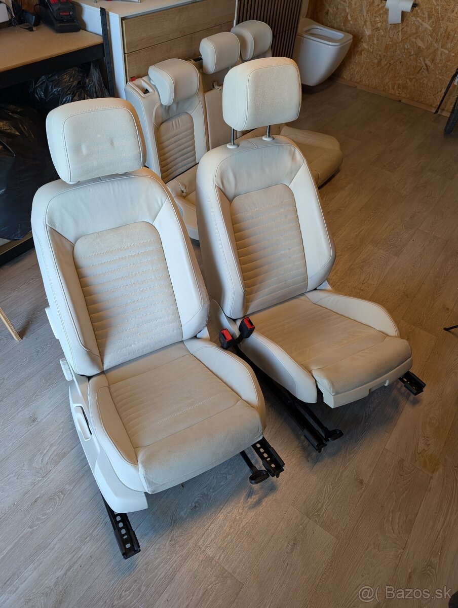 Sedačky pre Passat B8, alcantara