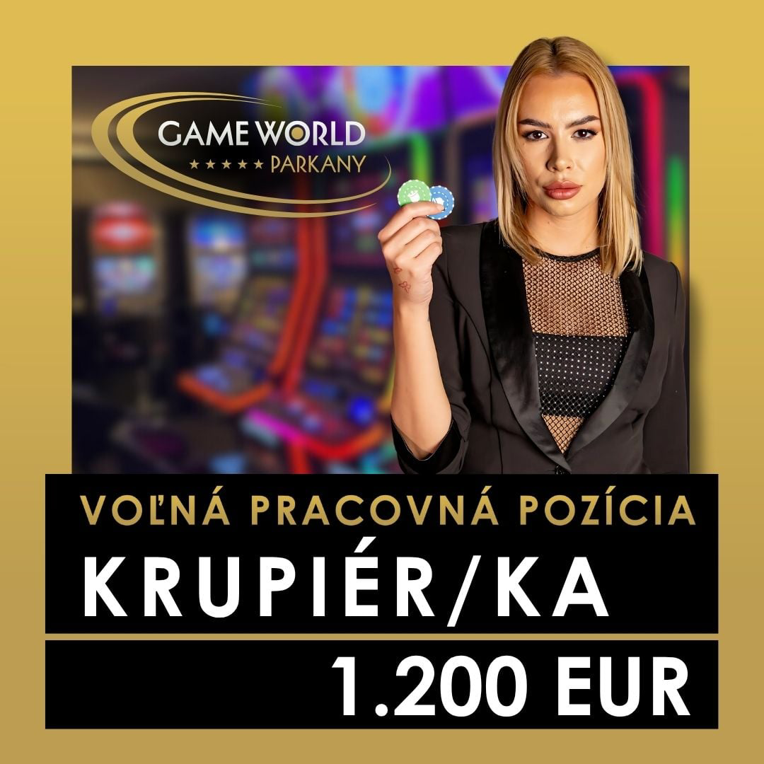 VOĽNÉ PRACOVNÉ MIESTO - KRUPIÉR/KA