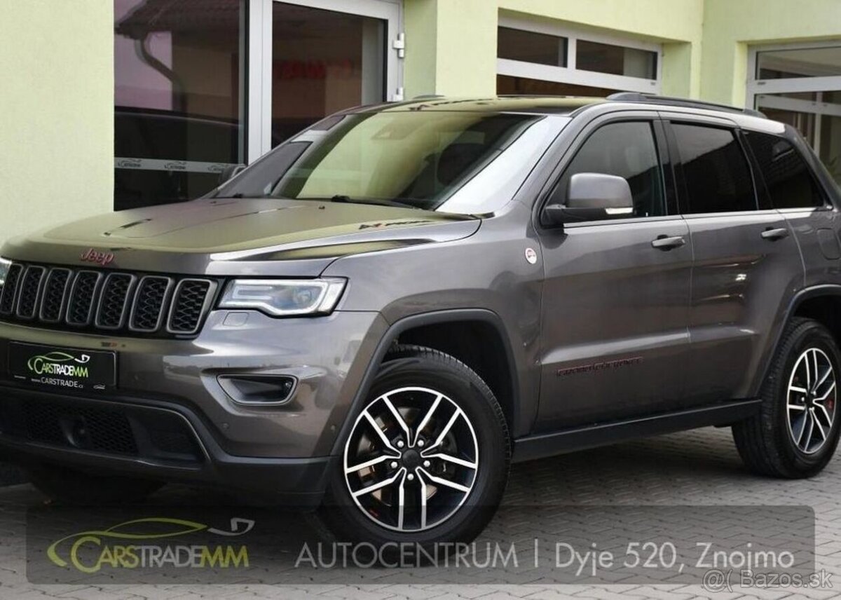 Jeep Grand Cherokee 3.0CRD TRAILHAWK PANO TAŽNÉ ČR 184 kw