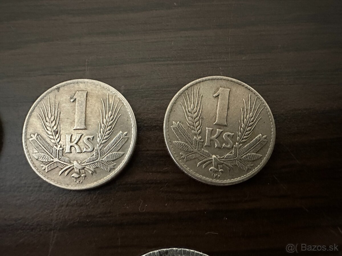 Slovenský Štát mince a najlacnejsia 1KS 1944