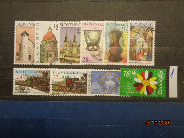 POŠTOVÉ ZNÁMKY - SLOVENSKO - 3 - 11 FOTO