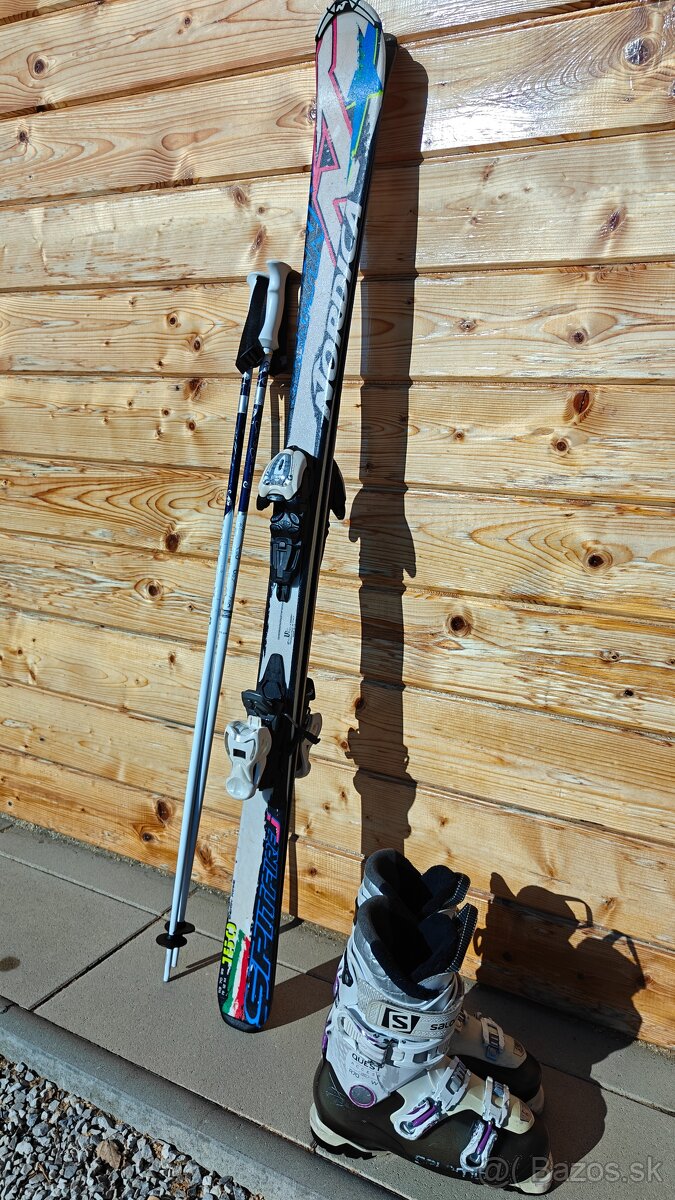 LYŽE NORDICA SPITFIRE 150CM + SALOMON QST R70 26CM