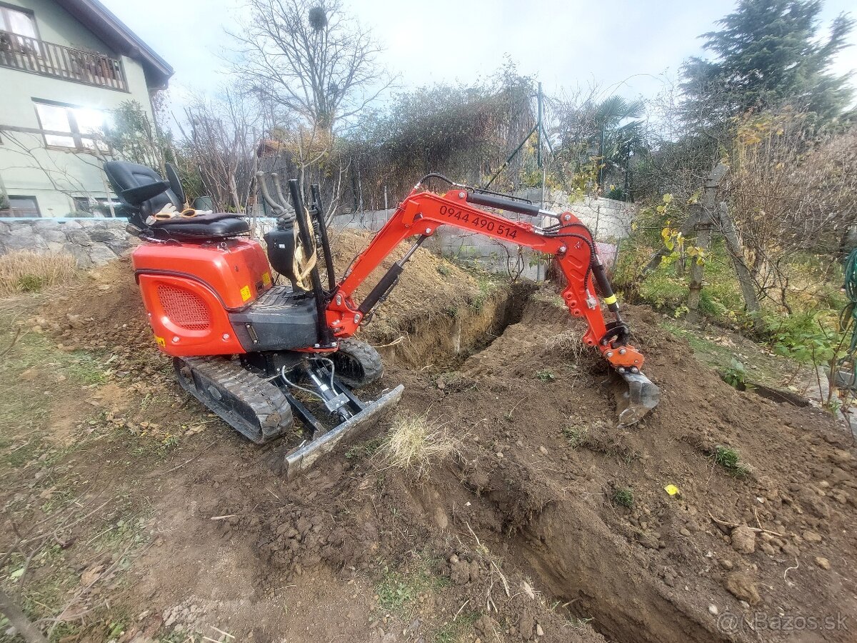 Vykopove práce MinibagerZB