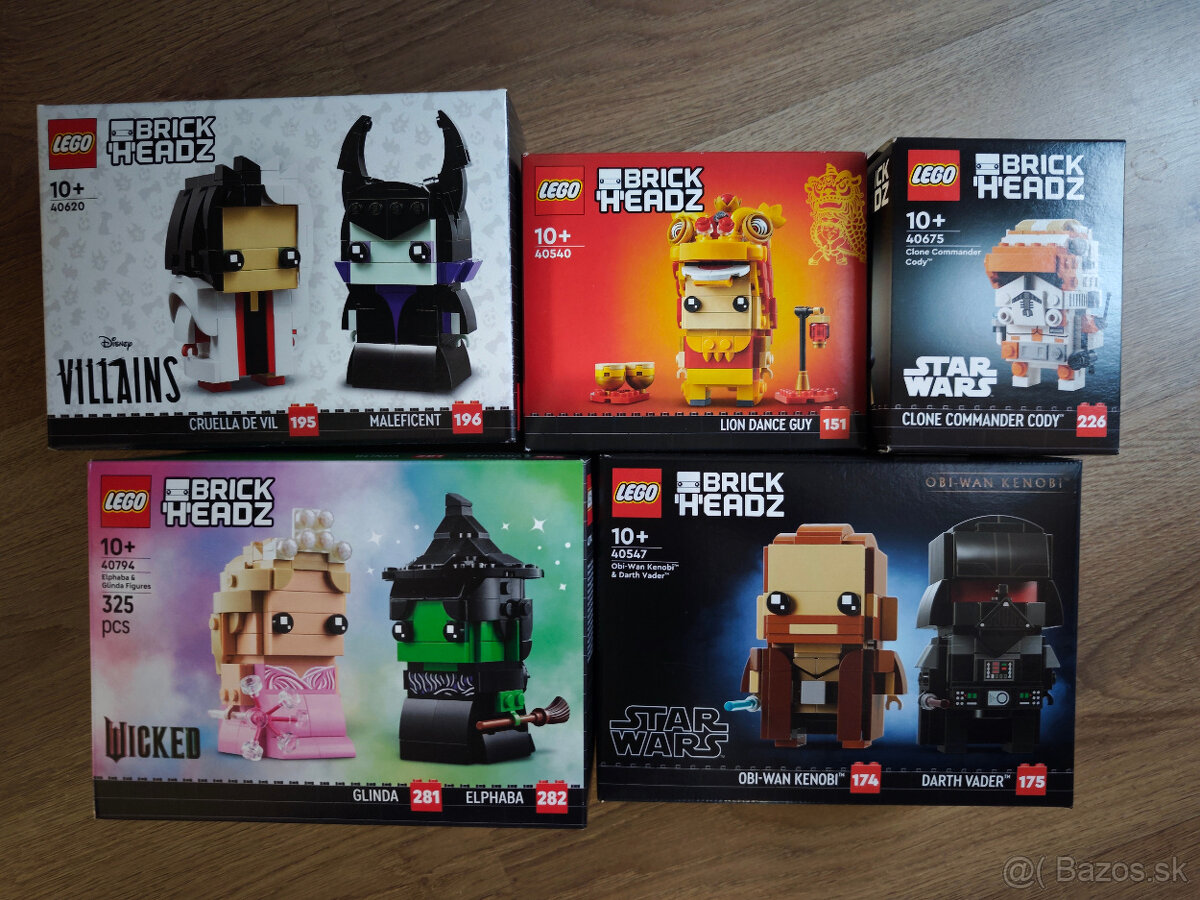 Lego Brickheadz nové sety