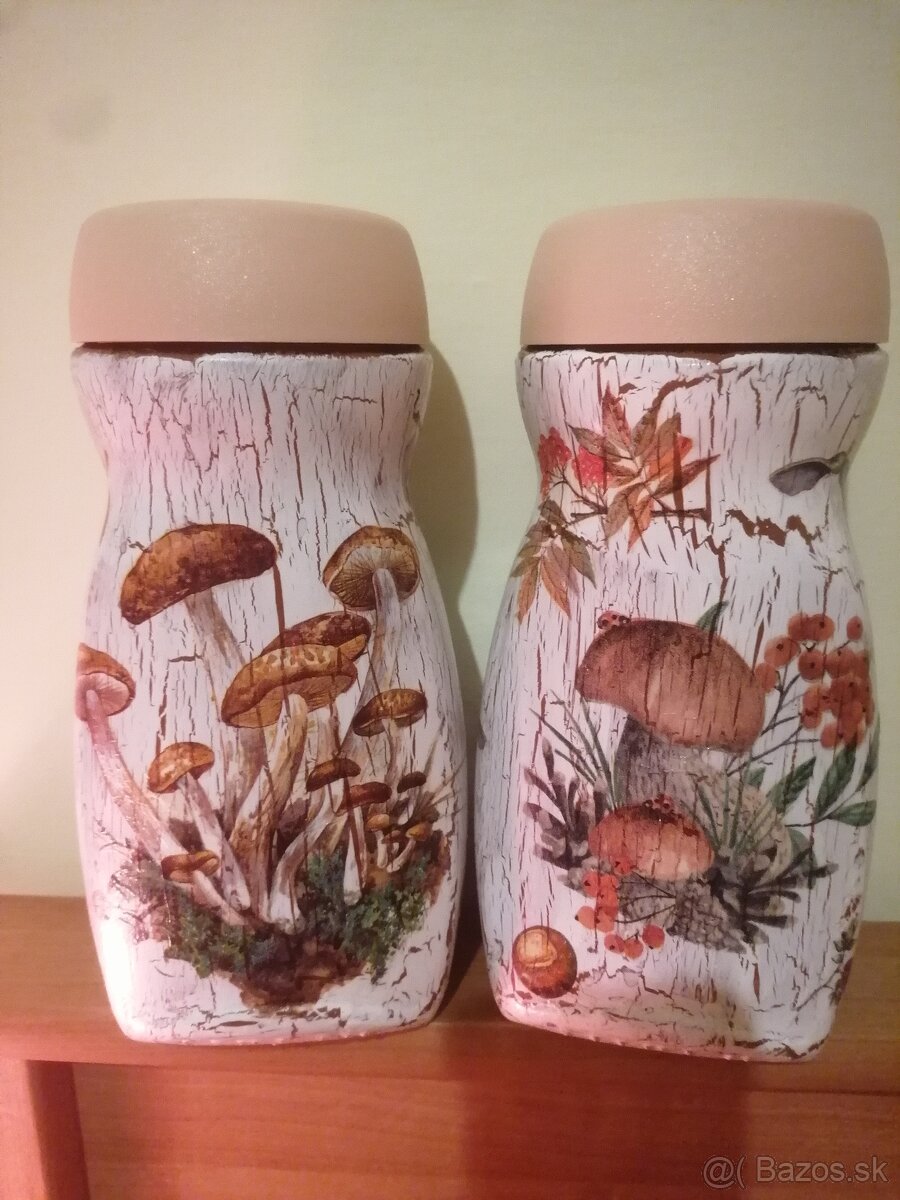 Fľašky na huby-sušené