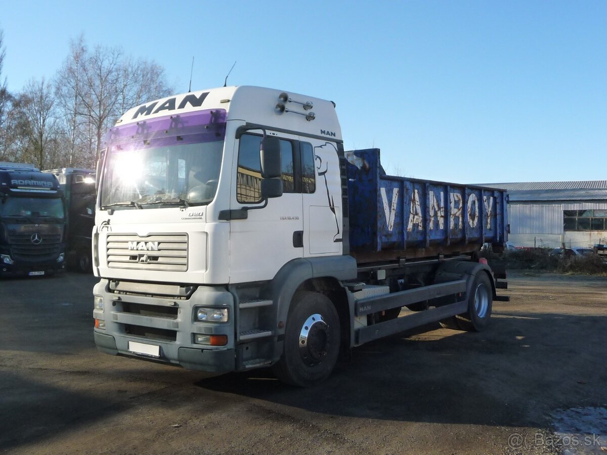 MAN 430 TGA 4x2 19t 11/2006 včetně kontejneru - objem 12m³