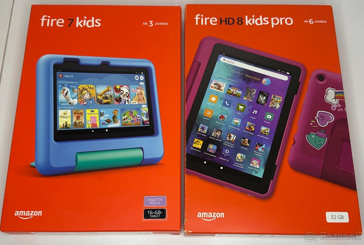 ✅Amazon Fire 7 Kids 16GB/ Amazon Fire HD 8 Kids  Pro 32GB