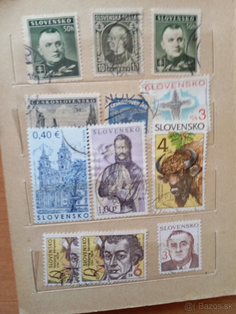 Zmes známok v albumiku