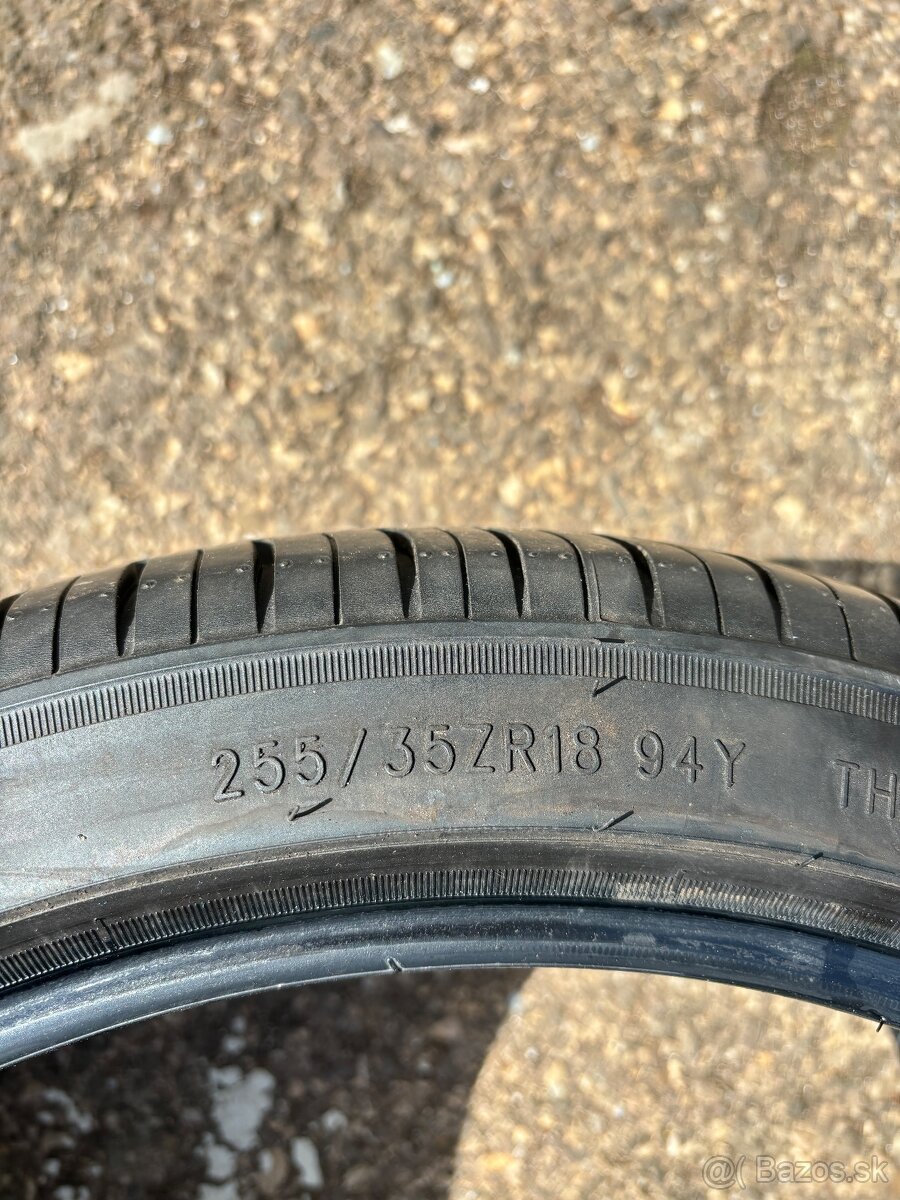 Predám letné pneumatiky R18 dvojrozmer