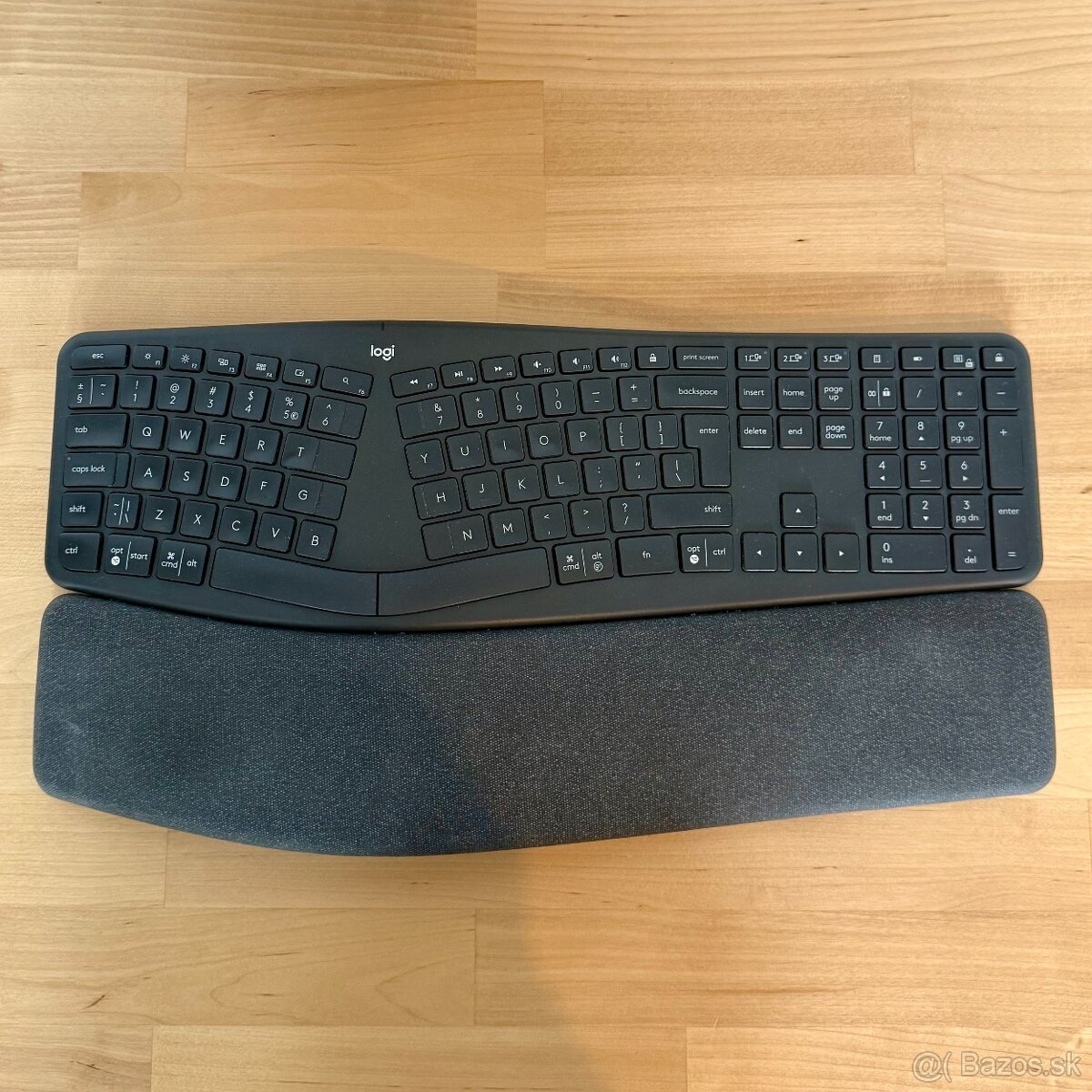 Bezdrôtová ergonomická klávesnica Logitech