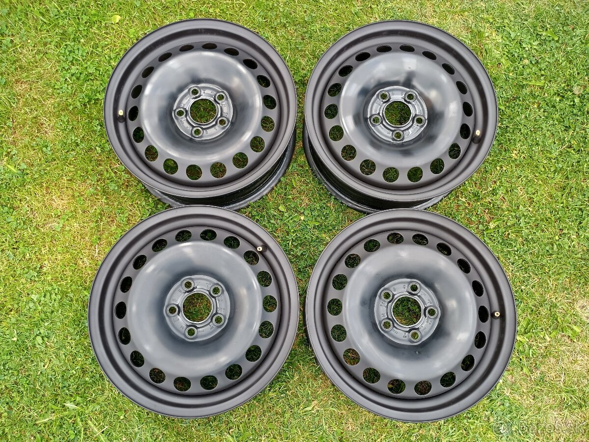 Plechové disky originál VW Polo, 5x100 R15