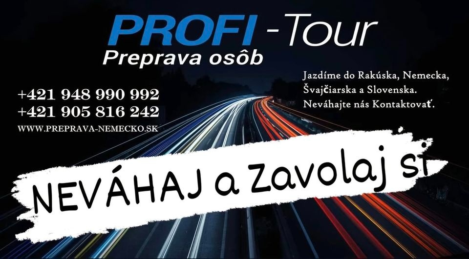 Preprava osôb do Nemecka, Švajčiarska, Rakúska