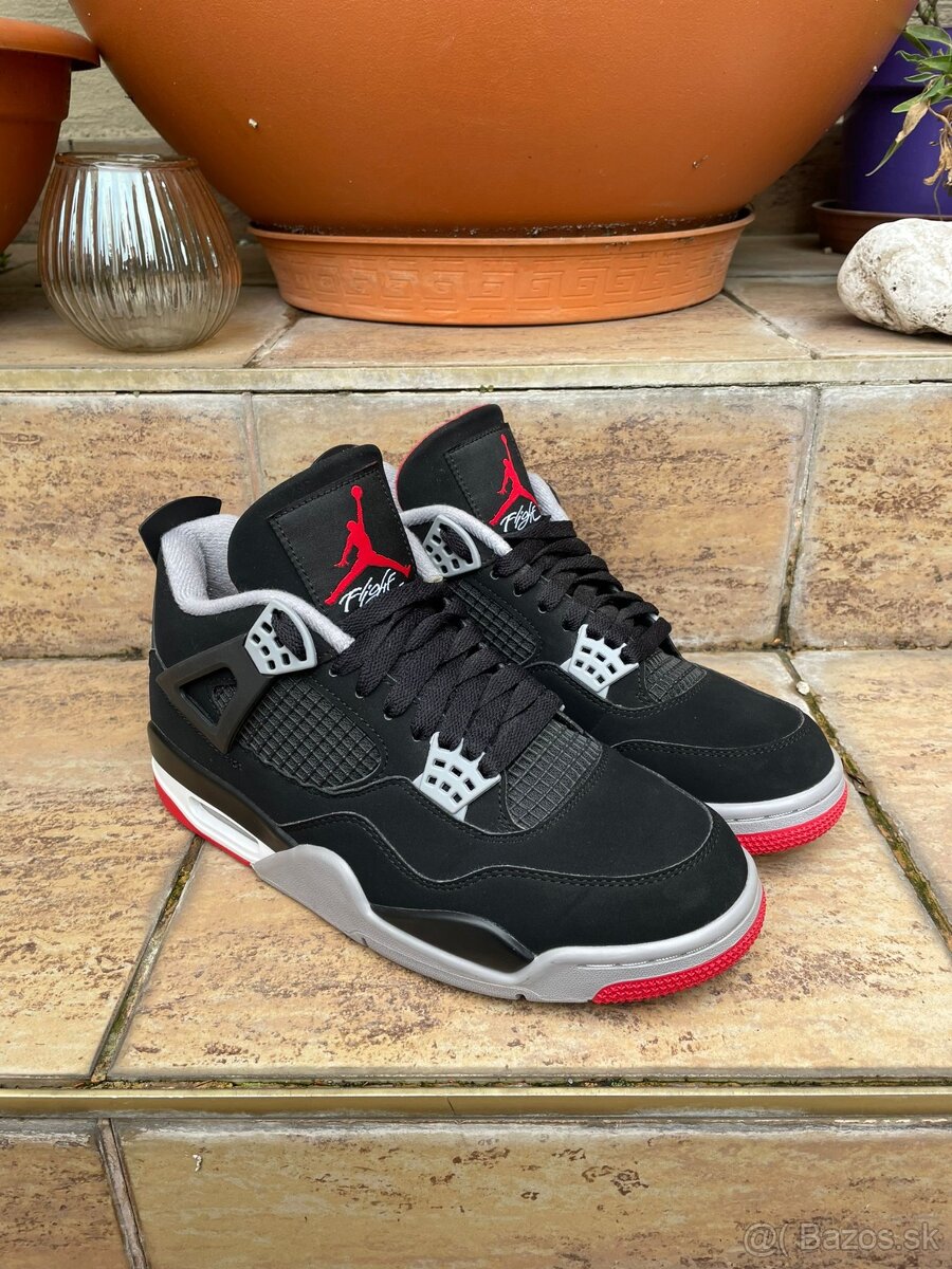 Air Jordan 4 Retro Bred, veľkosť 42