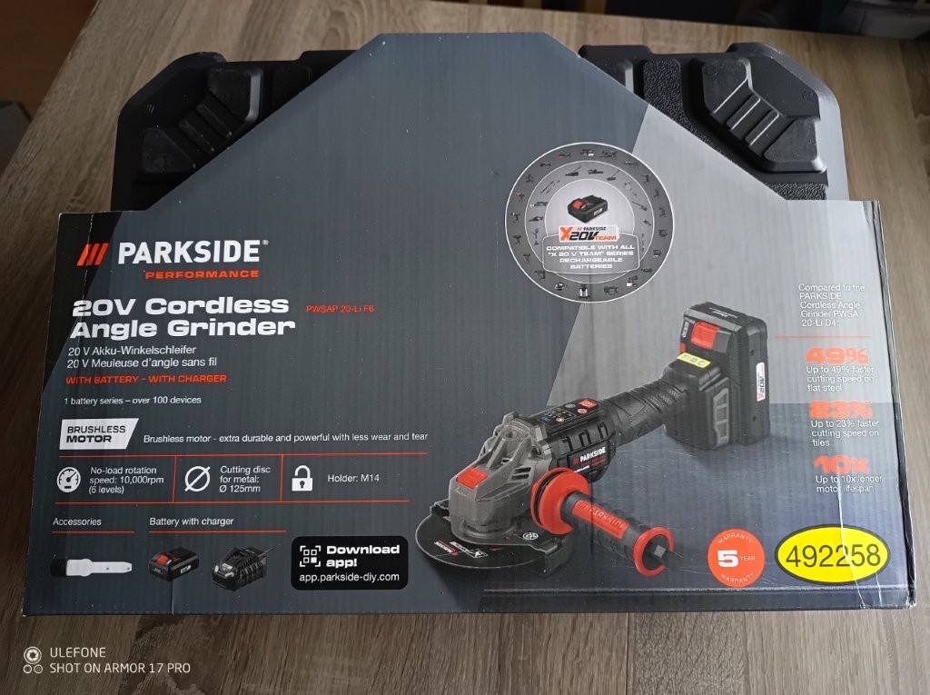 PARKSIDE PERFORMANCE®Aku uhlová brúska PWSAP 20-Li - Záruka