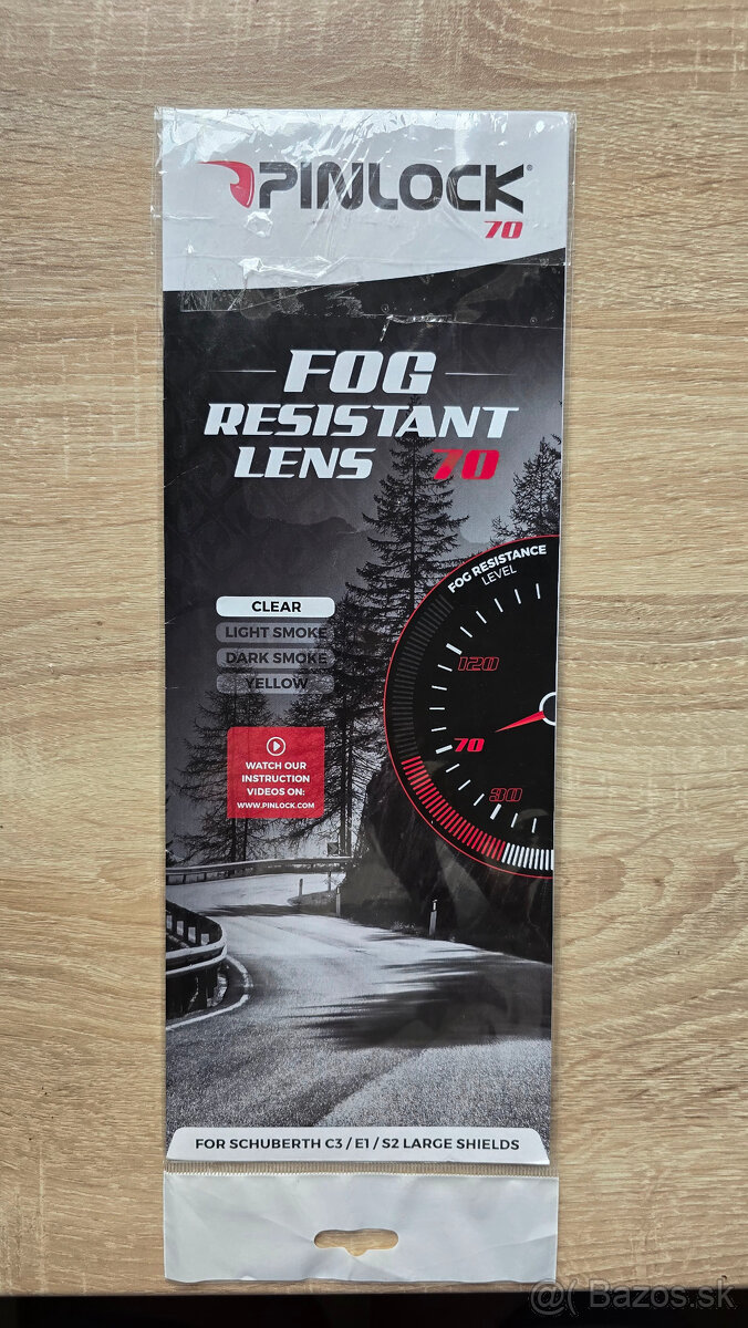 Pinlock 70 XL-3XL Schuberth C3, C3 Pro, S2, E1