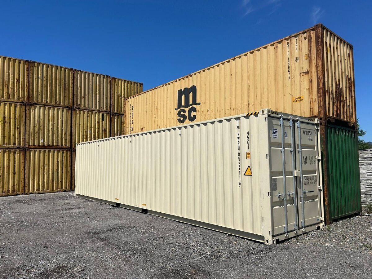 Lodné kontajnery one-trip 40'HC