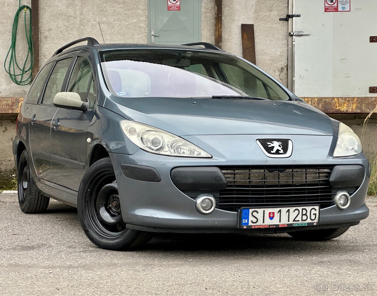Peugeot 307 SW Facelift 1.6HDI 80kw Nová STK