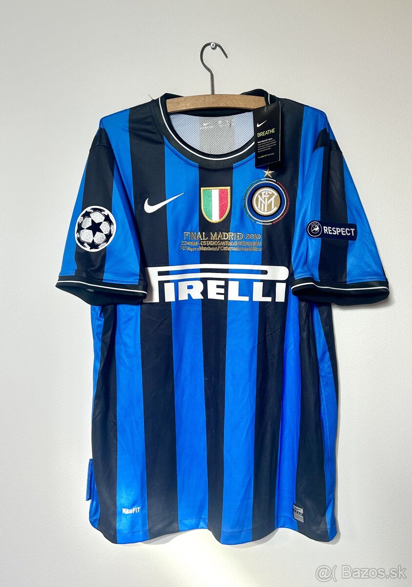 Inter Miláno futbalový dres finále 2010 Sneijder