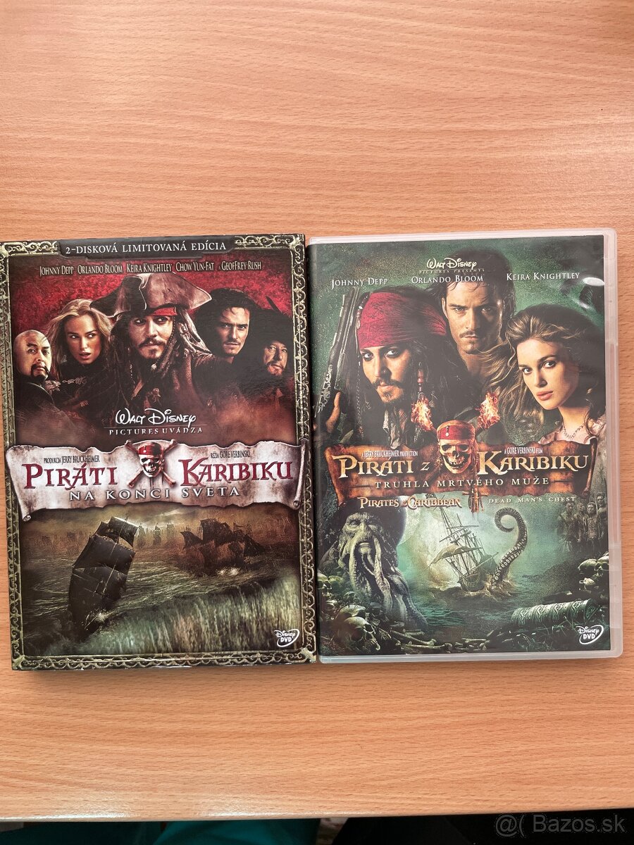 DVD Piráti z Karibiku 2 a 3. die