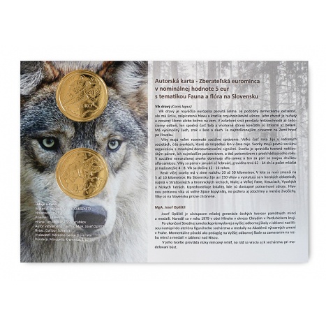 Autorská karta vlk dravý