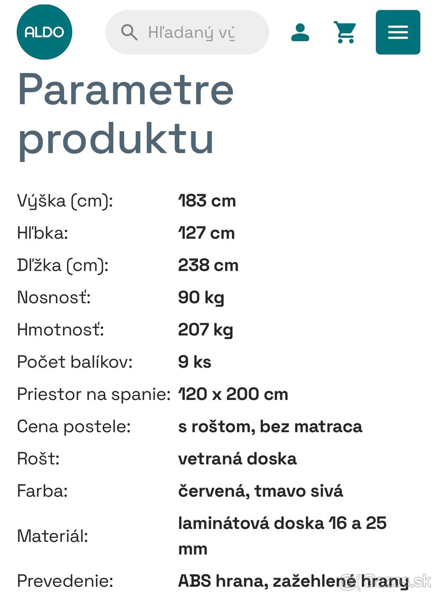 Detska 120x200