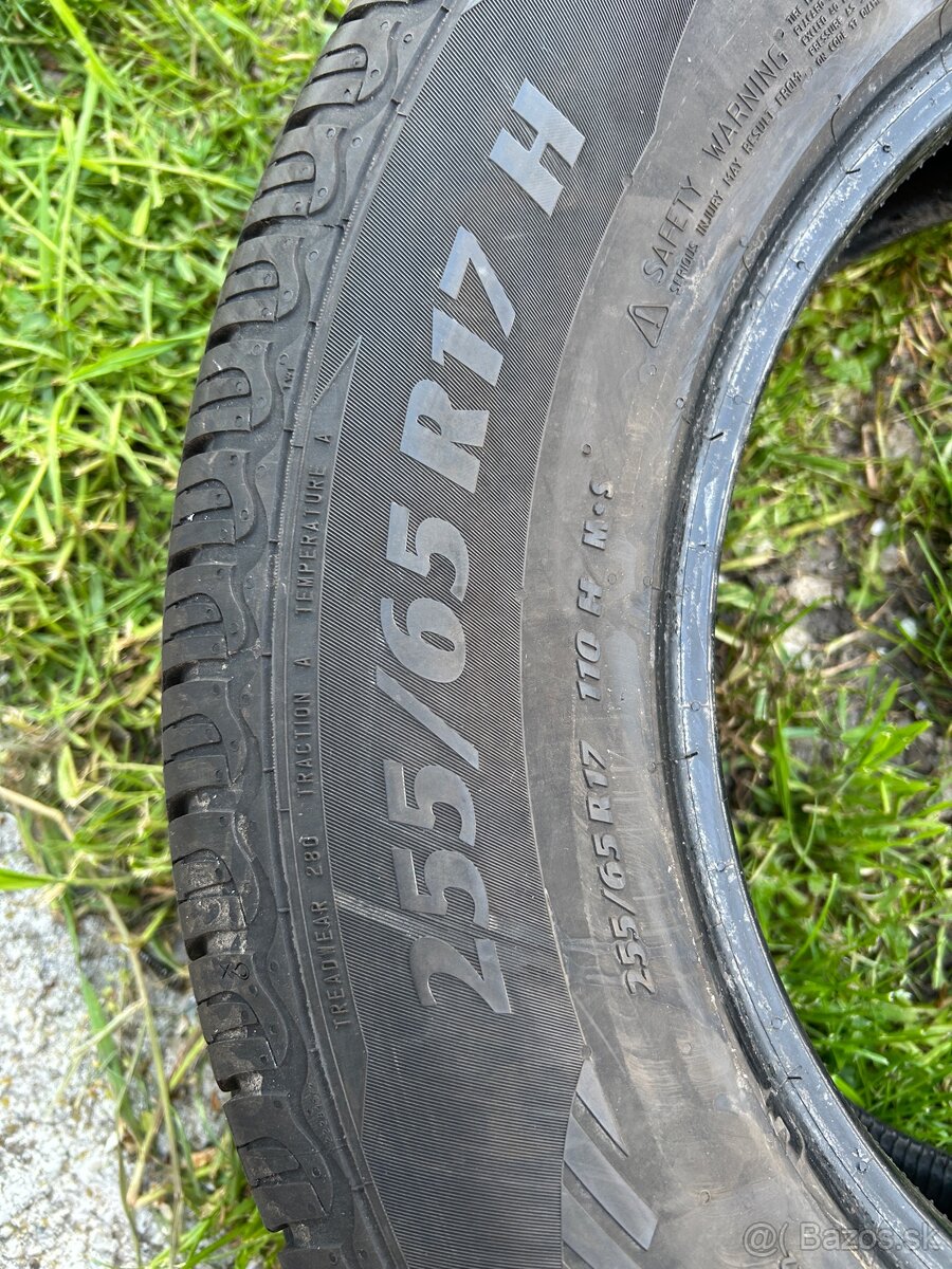 Predám pneumatiky 255/65 R17 H