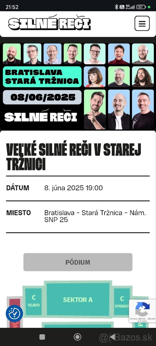 Veľké silné reči v Starej Tržnici