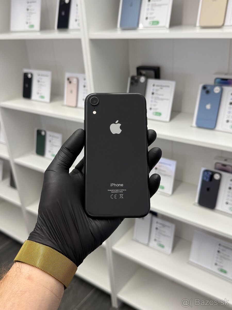 ZÁRUKA 2 ROKY / Apple iPhone XR 256GB Black, 100% ZDRAVIE