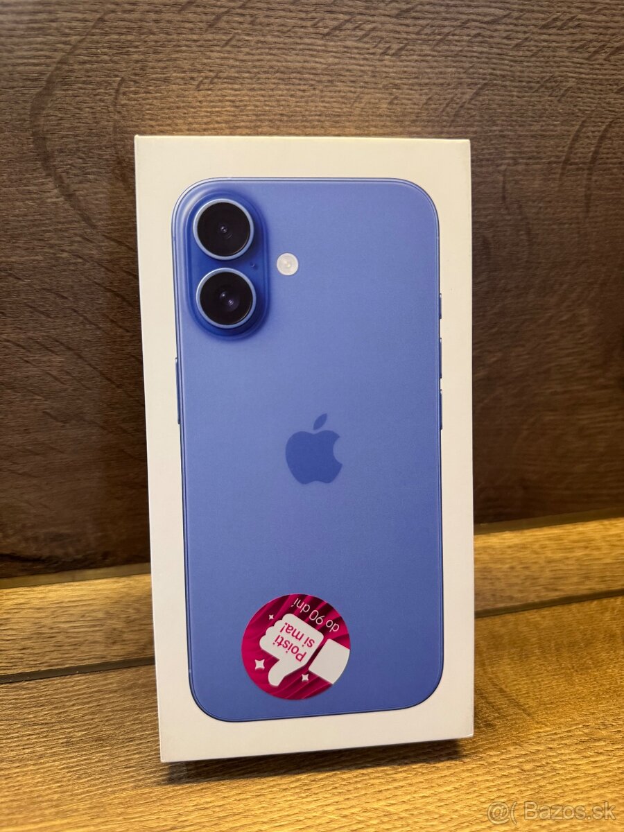 iPhone 16 - 128gb ultramarine nový zabaleny