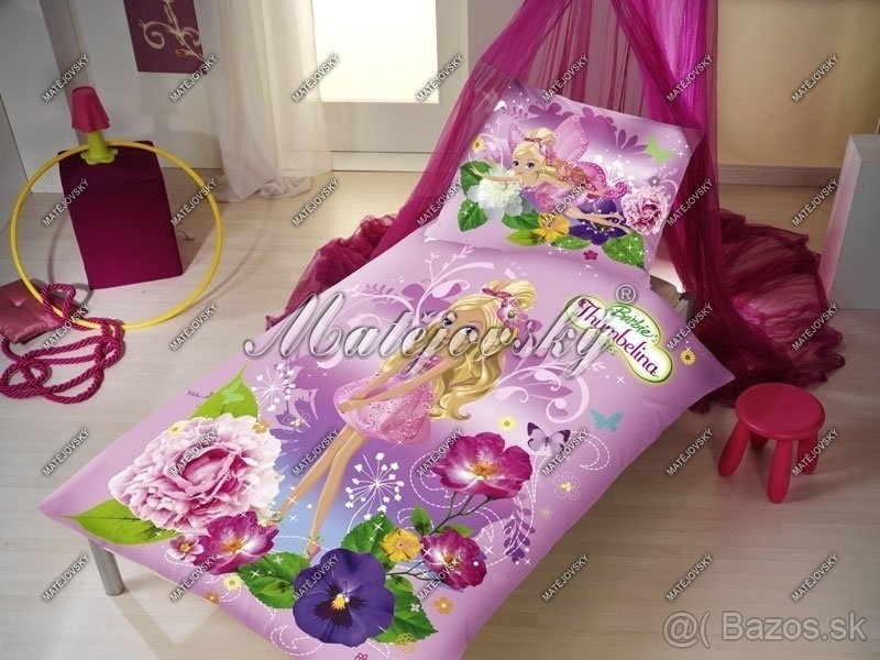 POSTEĽNÉ OBLIEČKY BARBIE Thumbelina + darček