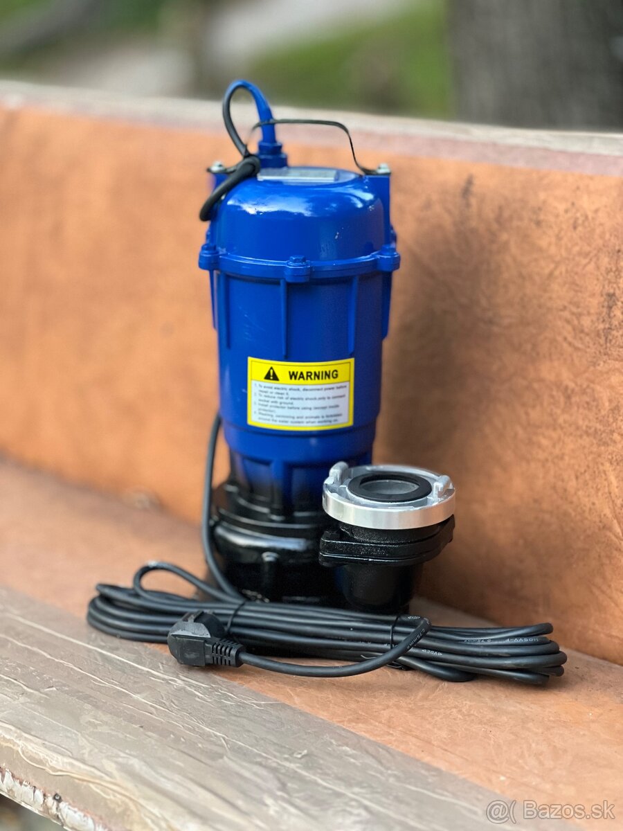 Kalove ponorne čerpadlo s robustným nožom 4150w + drvič