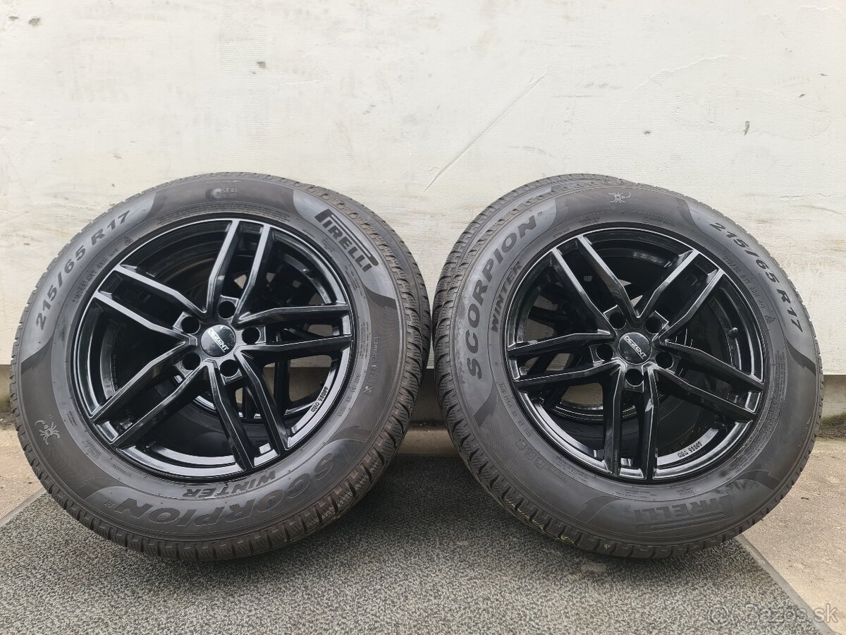ZIMNA SADA 5X112 R17 DEZENT + PNEU 215/65 R17