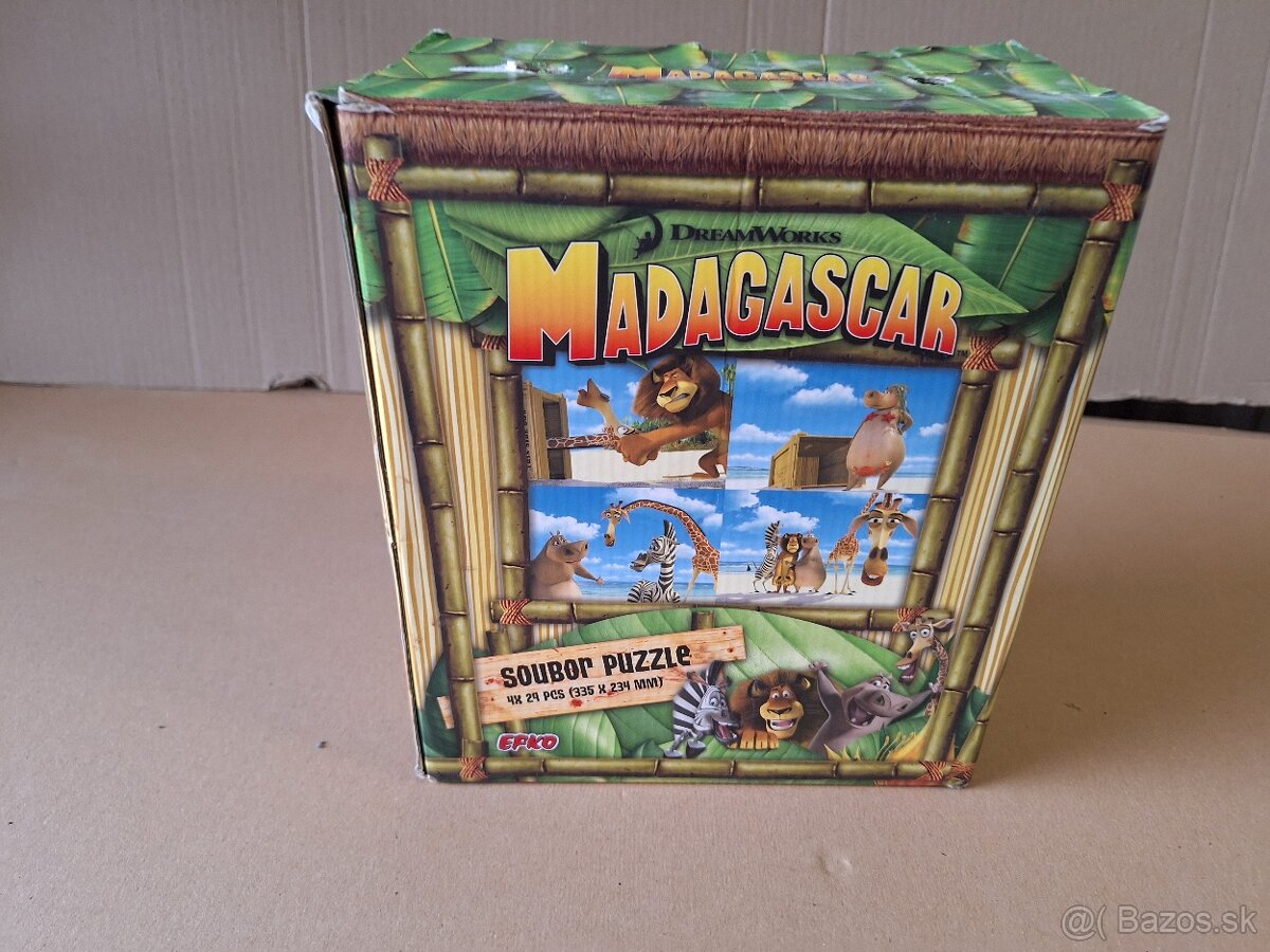 Madagaskar puzzle 4 v 1