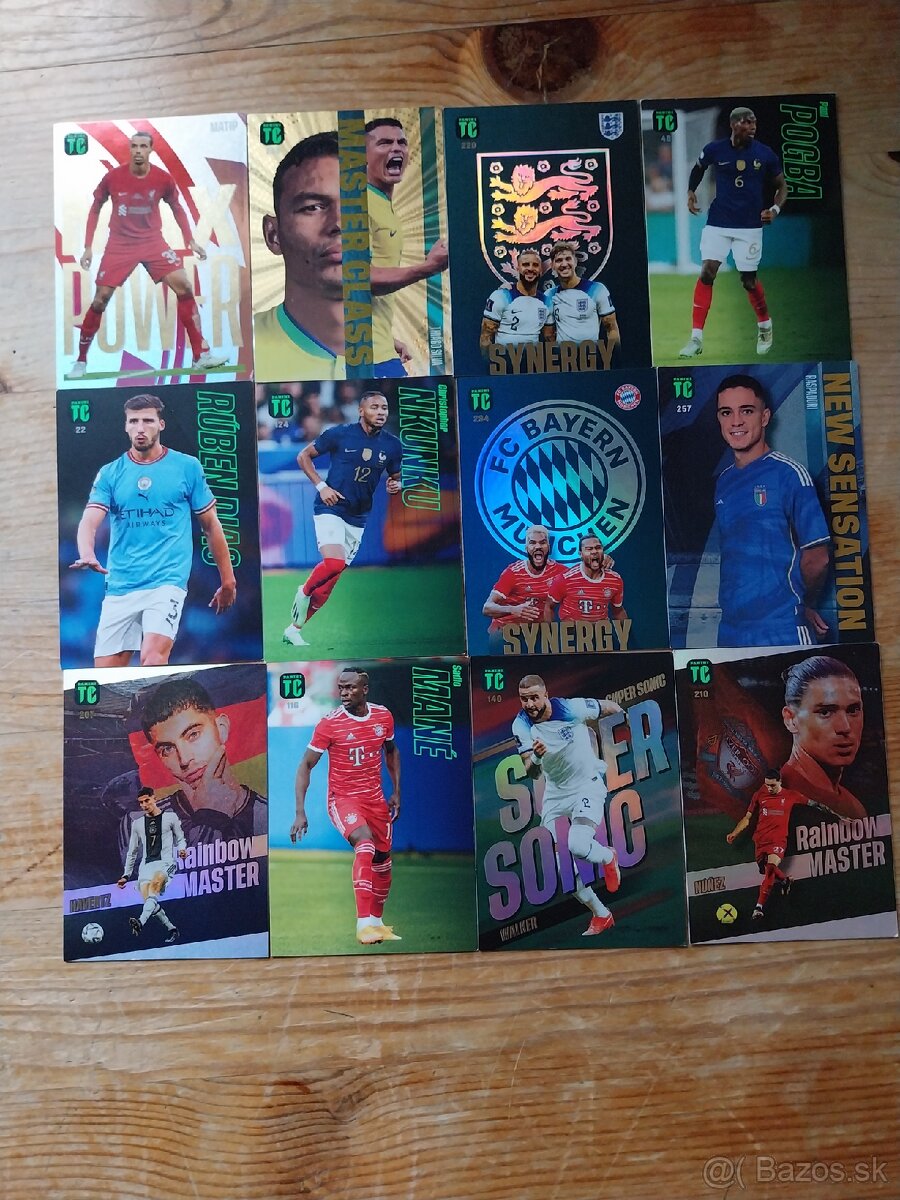 Predám futbalové kartičky top class
