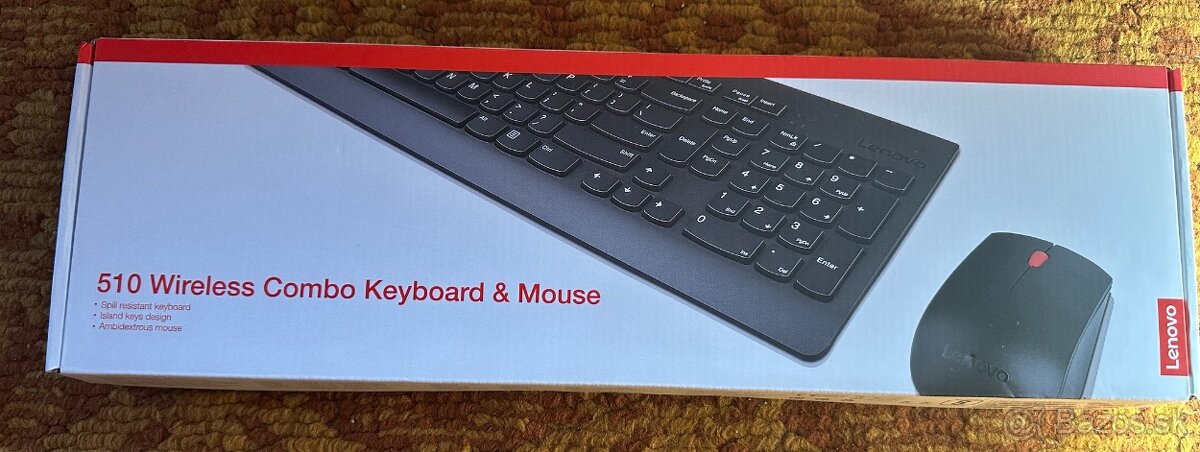 Nové Lenovo 510 Wireless Keyboard and Mouse Combo