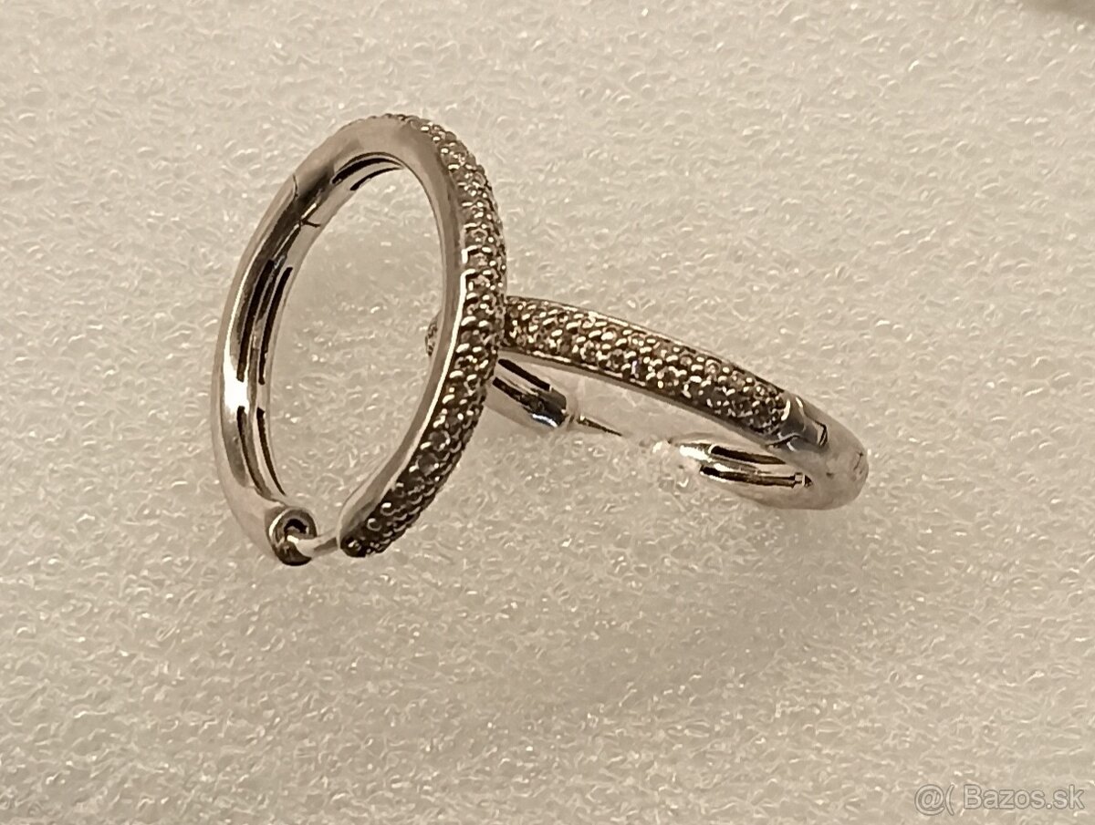 Strieborné náušnice značky TI SENTO