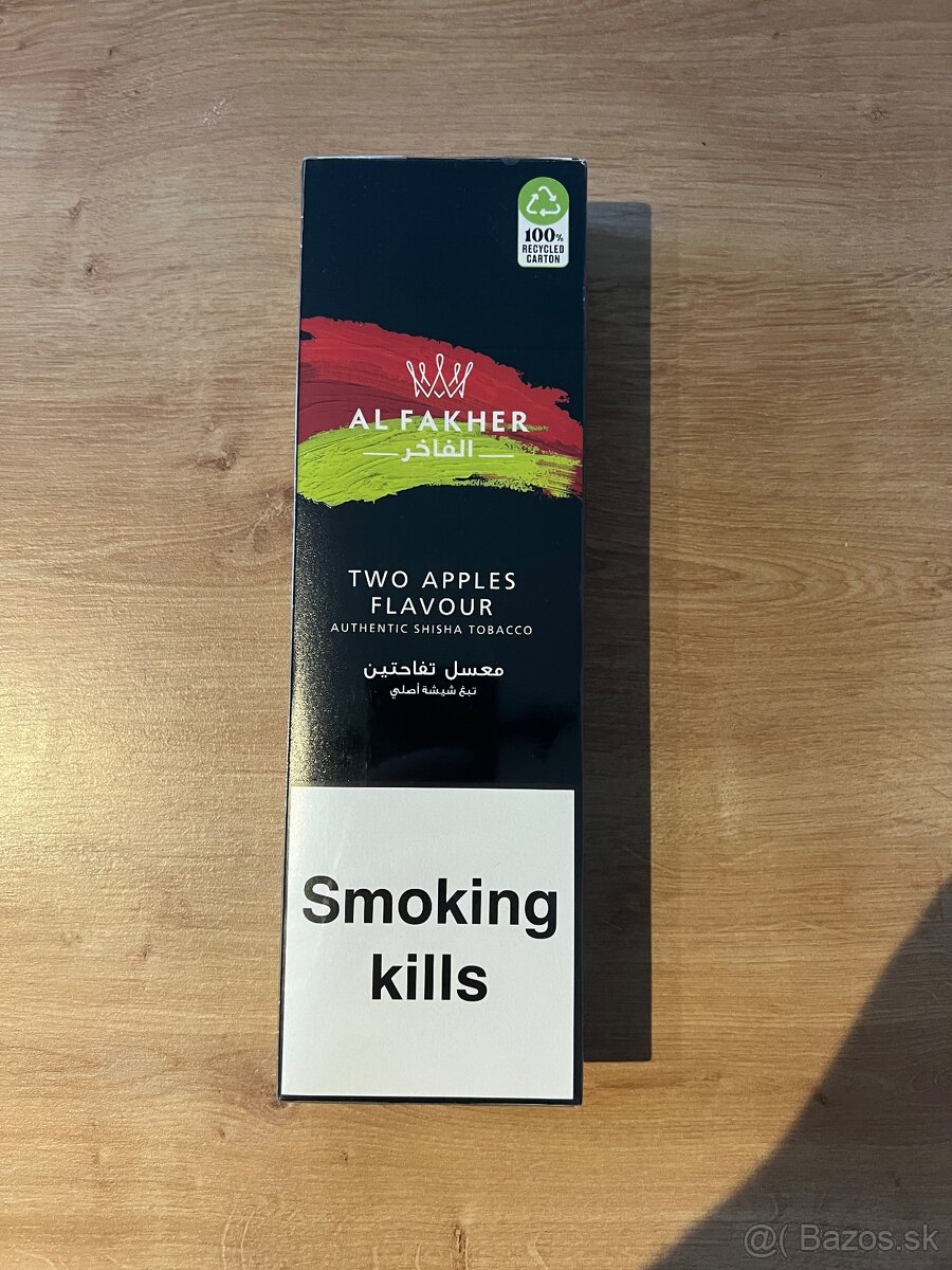 Alfakher 50g dvojité jablko balenia s cervenou melasou