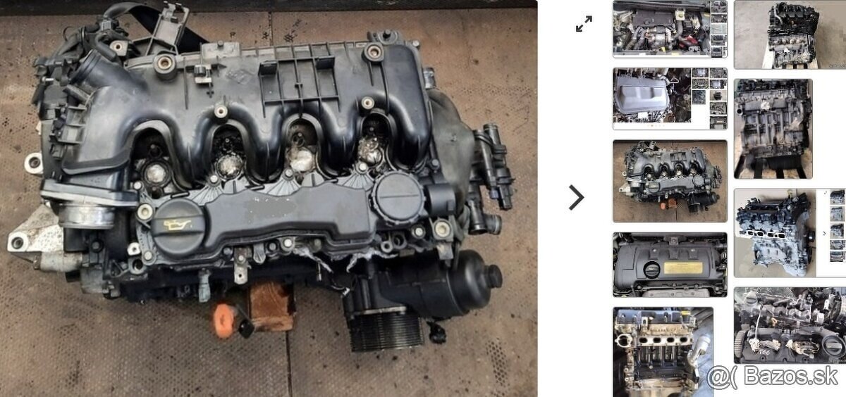 Predám 9HW Motor 1.6 HDI motor Citroen 9HY PEUGEOT 9HZ VOLVO