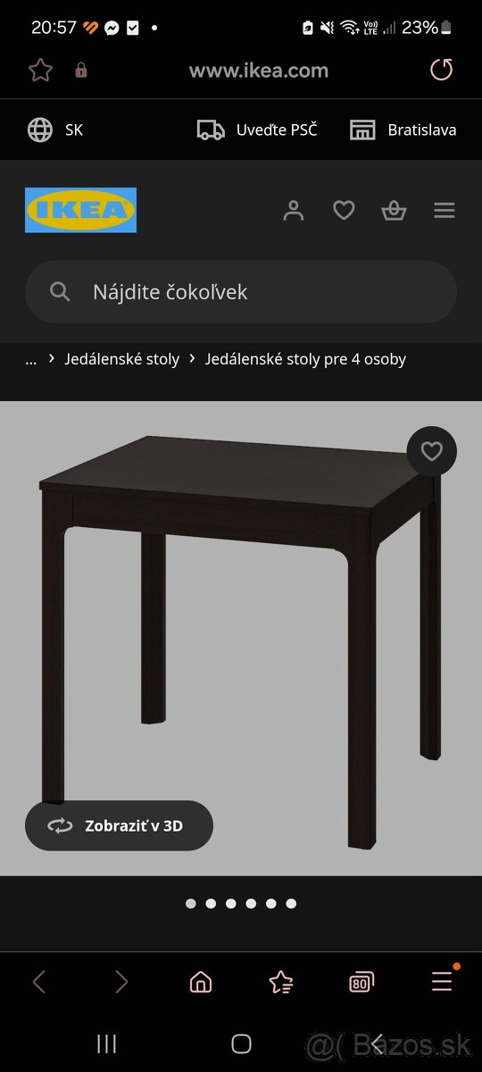 IKEA jedalensky stol