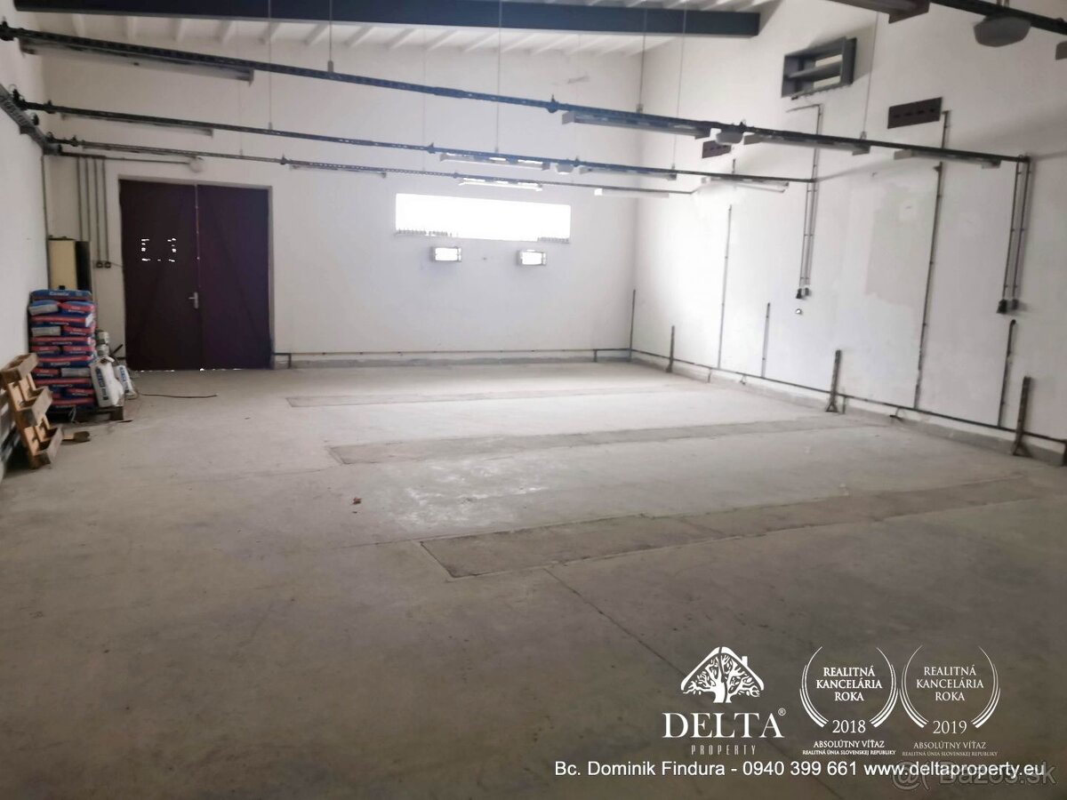 DELTA - Skladové a výrobné priestory v priemyselnom areáli v
