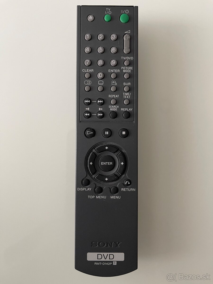 PREDÁM ORIGINÁLNE DIAĽKOVÉ OVLÁDANIE SONY DVD