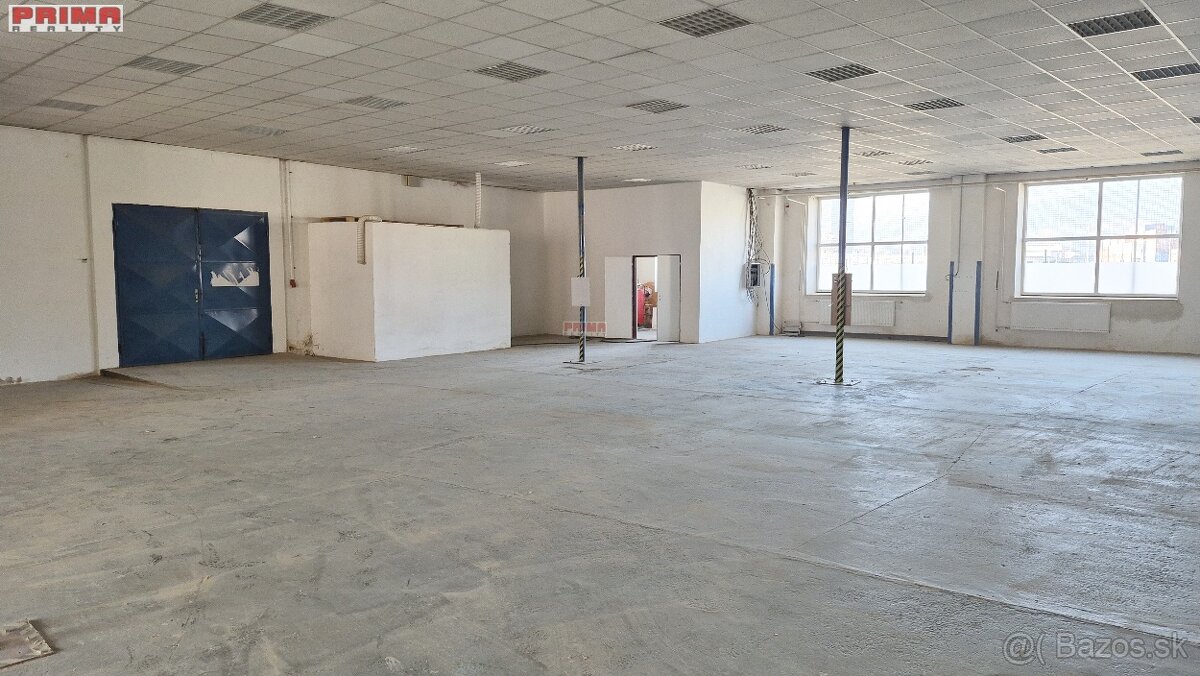 ID 3063 Prenájom: skladové / výrobné priestory 490 m2